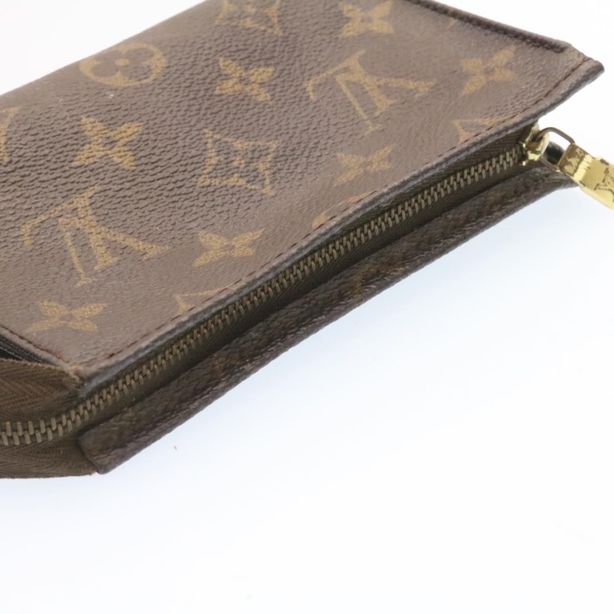 LOUIS VUITTON Monogram Poche Toilette 15 Cosmetics Pouch M47546 LV Auth am1547g