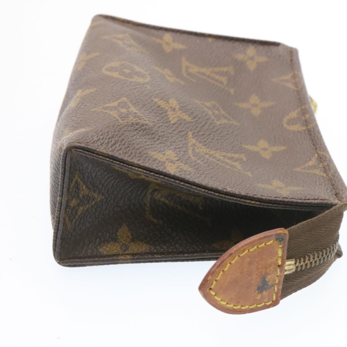 LOUIS VUITTON Monogram Poche Toilette 15 Cosmetics Pouch M47546 LV Auth am1547g