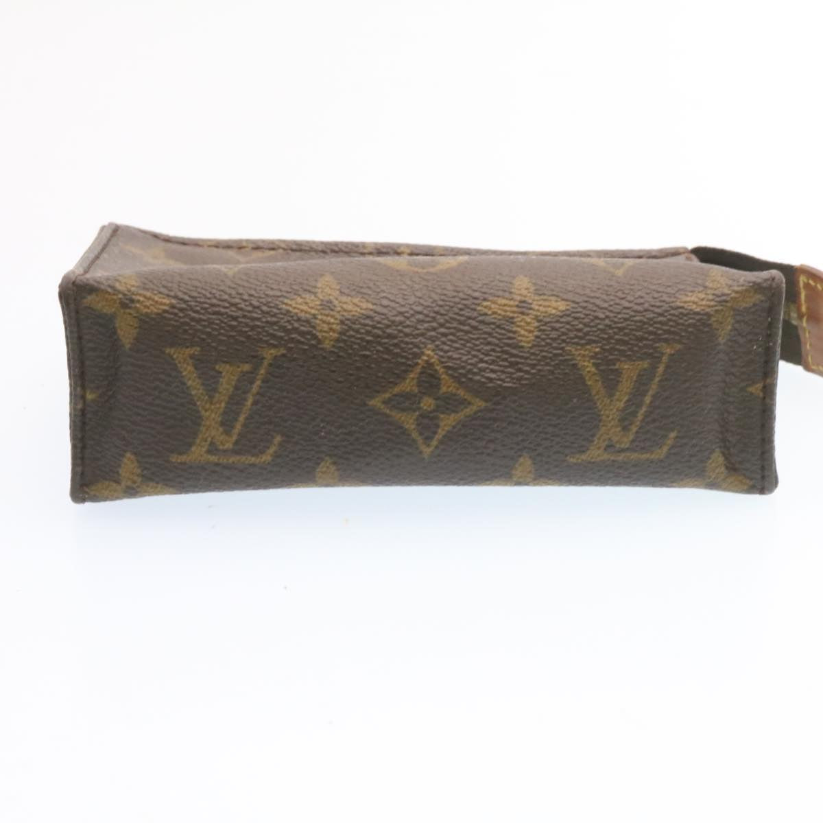 LOUIS VUITTON Monogram Poche Toilette 15 Cosmetics Pouch M47546 LV Auth am1547g