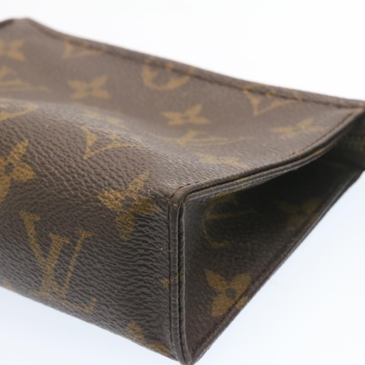 LOUIS VUITTON Monogram Poche Toilette 15 Cosmetics Pouch M47546 LV Auth am1547g