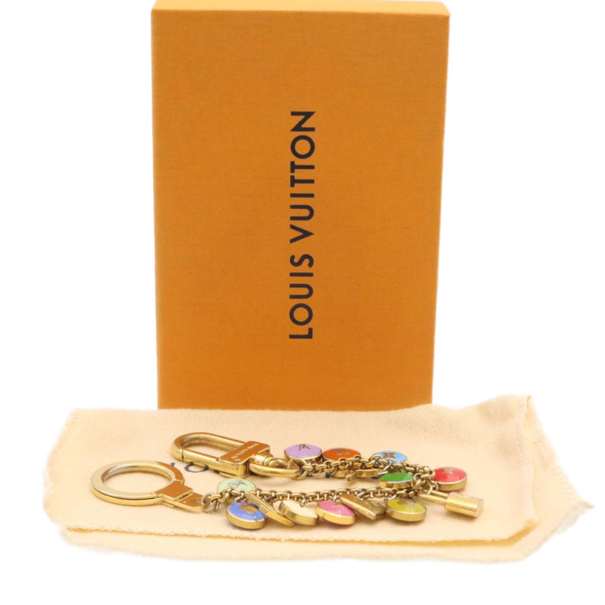 LOUIS VUITTON Porte Cles Chainne Pastilles Bag Charm Chain M65386 LV am1671g