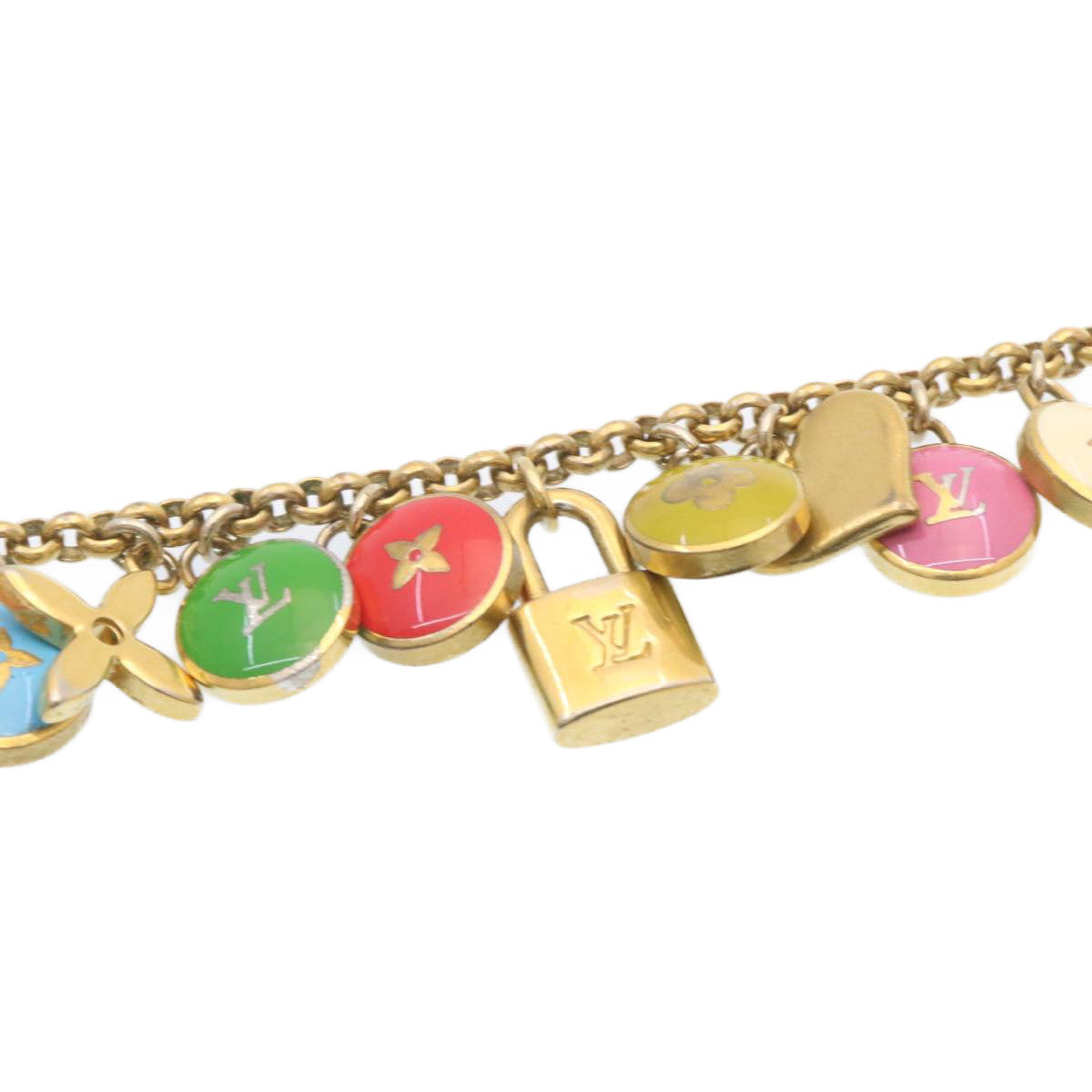 LOUIS VUITTON Porte Cles Chainne Pastilles Bag Charm Chain M65386 LV am1671g