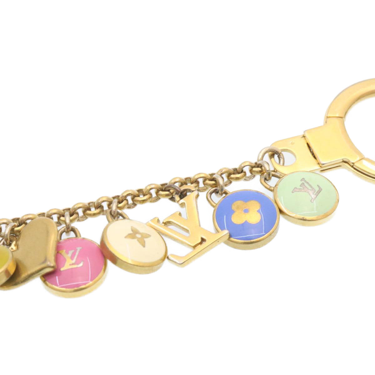 LOUIS VUITTON Porte Cles Chainne Pastilles Bag Charm Chain M65386 LV am1671g