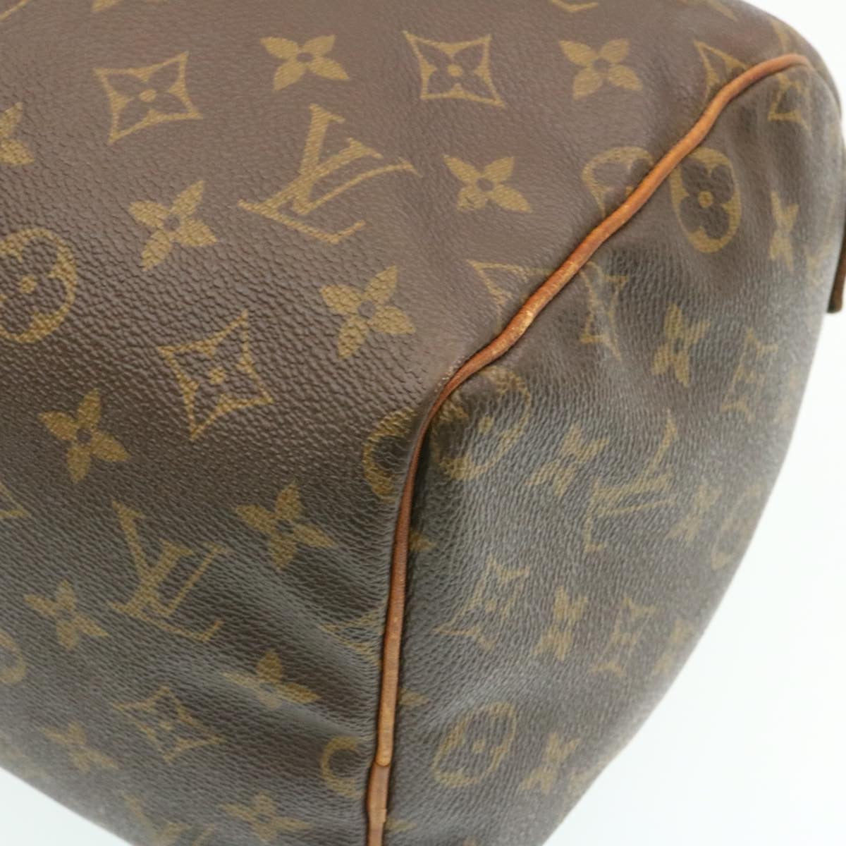 LOUIS VUITTON Monogram Speedy 30 Hand Bag M41526 LV Auth am1697g