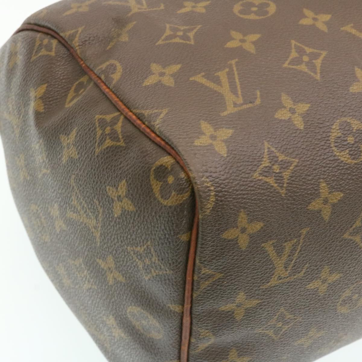 LOUIS VUITTON Monogram Speedy 30 Hand Bag M41526 LV Auth am1697g