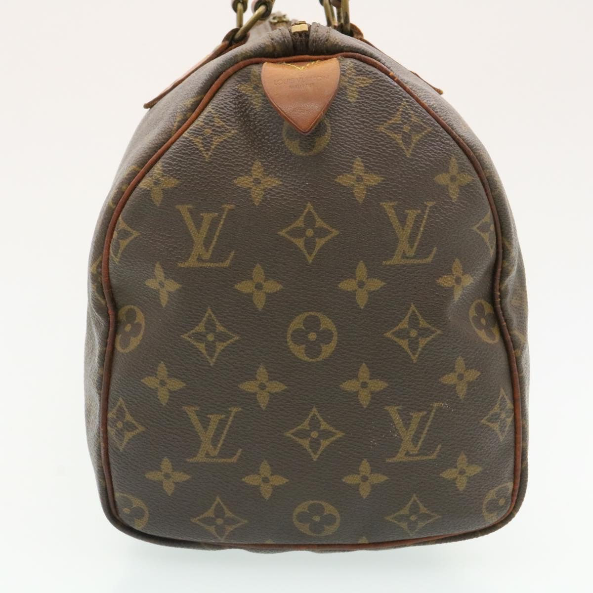 LOUIS VUITTON Monogram Speedy 30 Hand Bag M41526 LV Auth am1697g