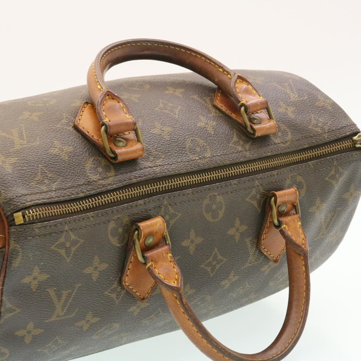 LOUIS VUITTON Monogram Speedy 30 Hand Bag M41526 LV Auth am1697g