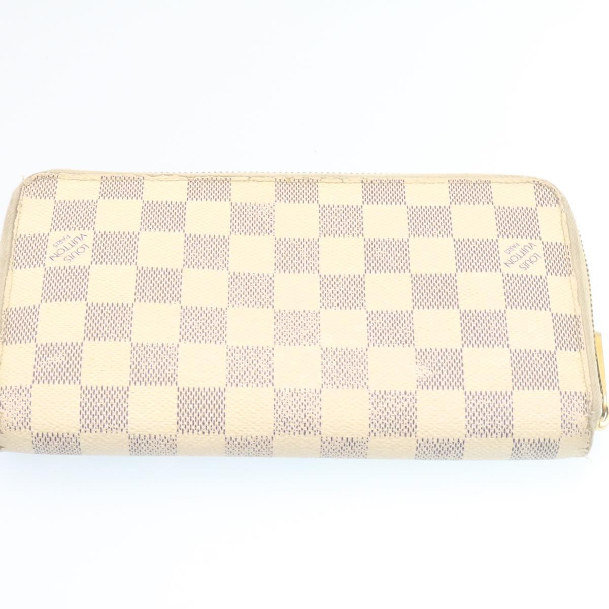 LOUIS VUITTON Monogram Damier Wallet 8Set Brown White LV Auth am1821g