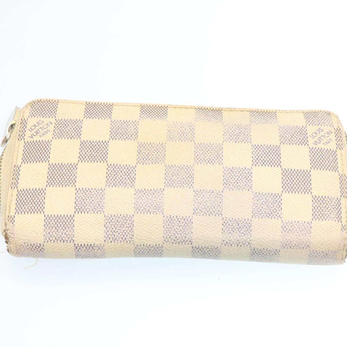 LOUIS VUITTON Monogram Damier Wallet 8Set Brown White LV Auth am1821g