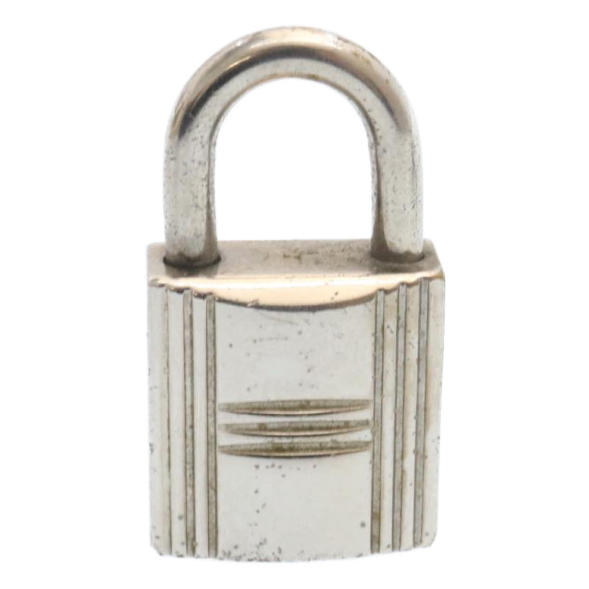 HERMES Cadena Padlock 110 Silver Auth am1884g