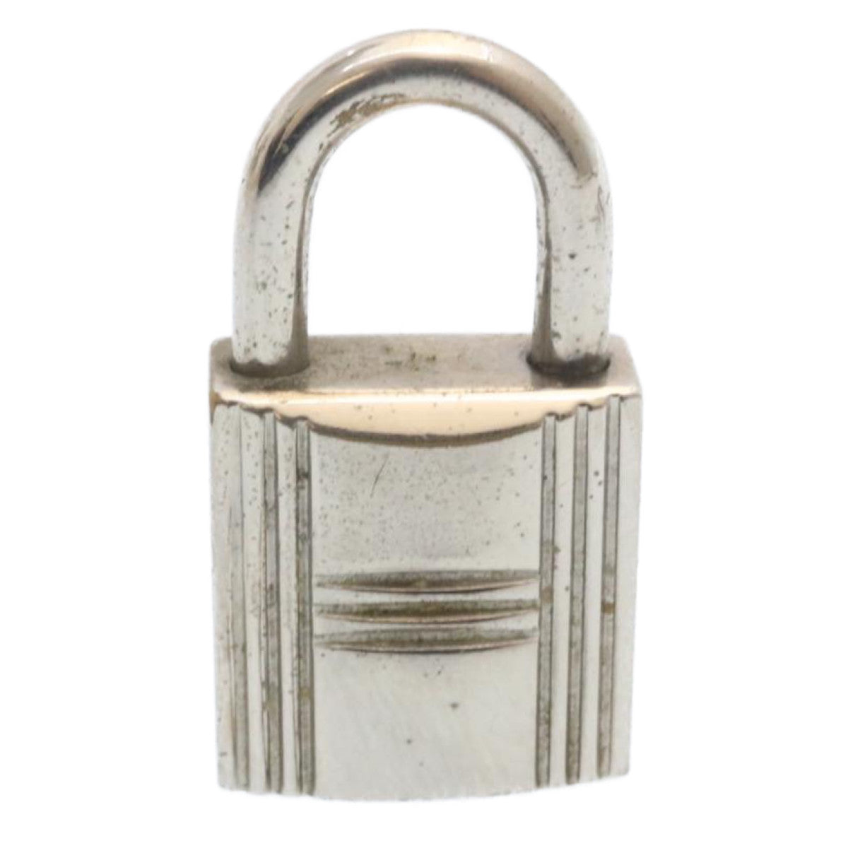 HERMES Cadena Padlock 110 Silver Auth am1884g