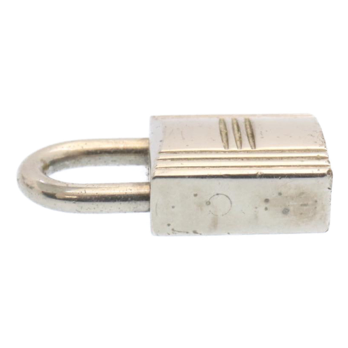 HERMES Cadena Padlock 110 Silver Auth am1884g