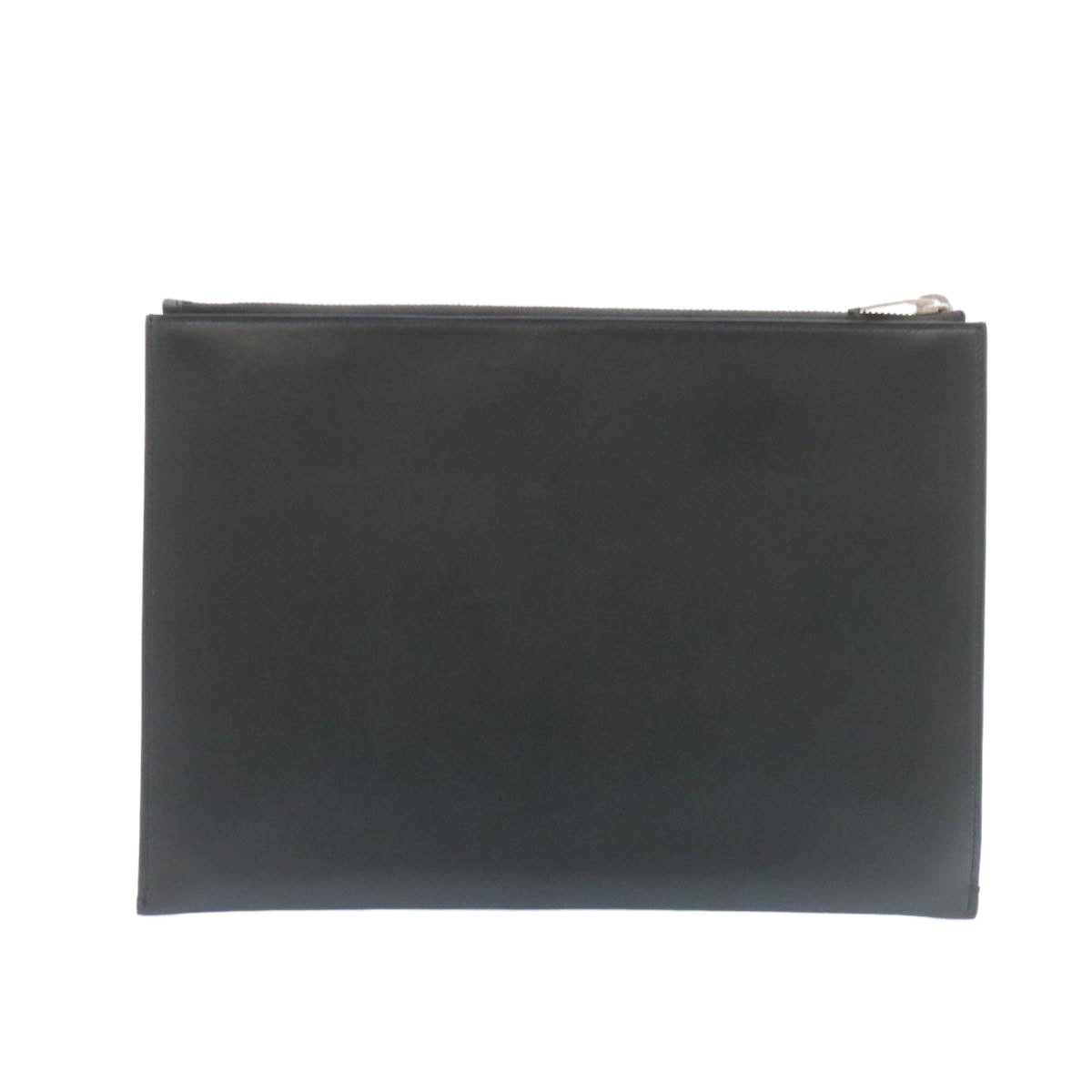 SAINT LAURENT Clutch Bag Leather Black Auth am1932gA