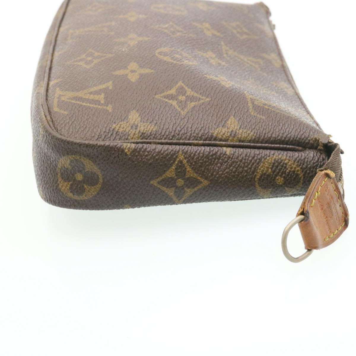 LOUIS VUITTON Monogram Pochette Accessoires Pouch M51980 LV Auth am2014g