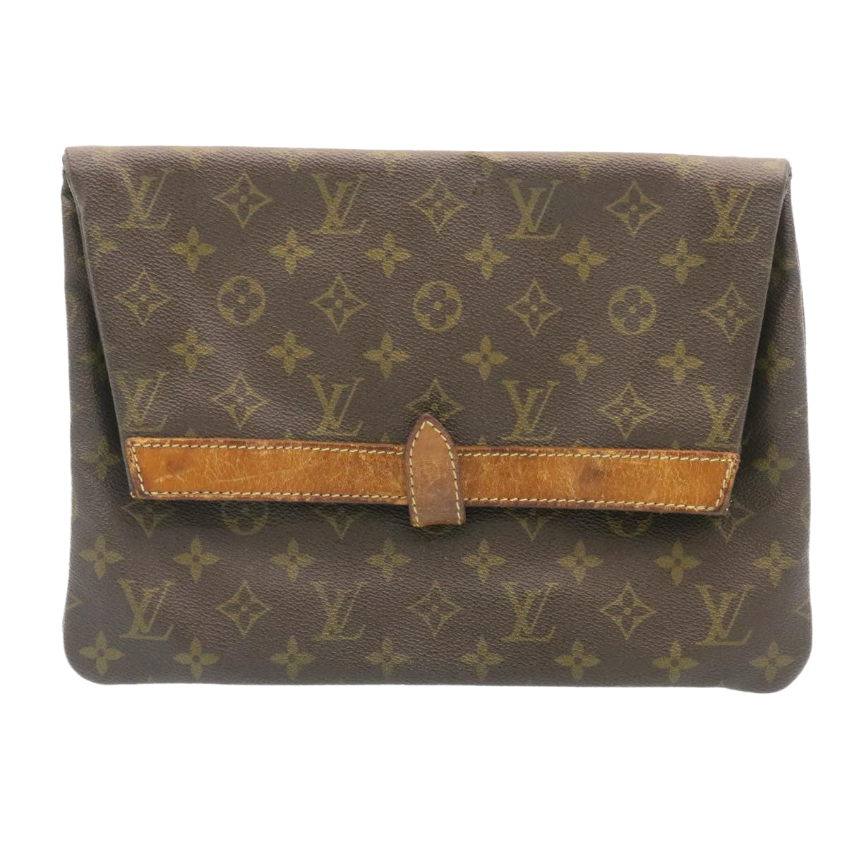 LOUIS VUITTON Monogram Pochette Pliante Clutch Bag Vintage No.234 LV am2018g