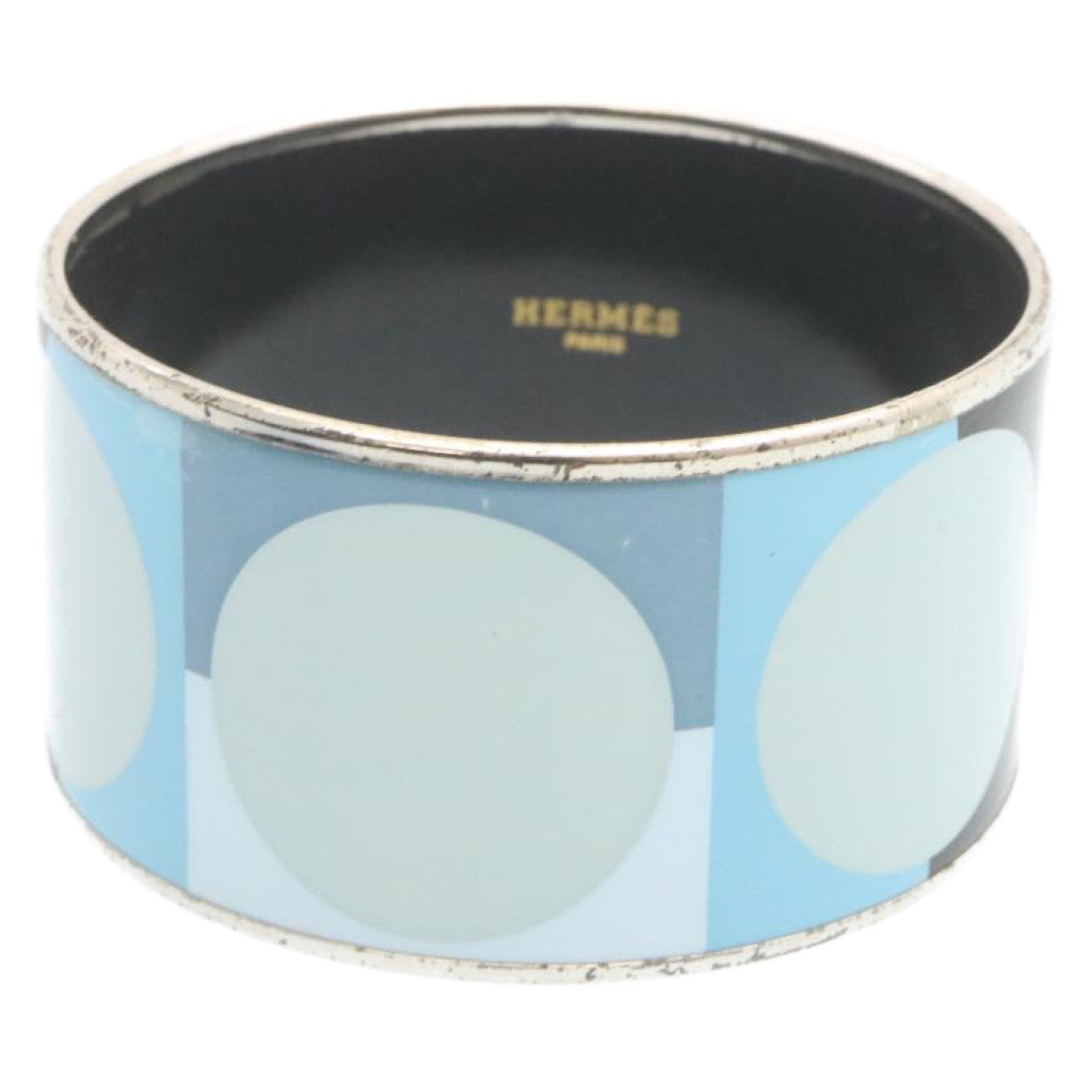 HERMES Bangle Bracelet Blue M65690 Auth am2068g