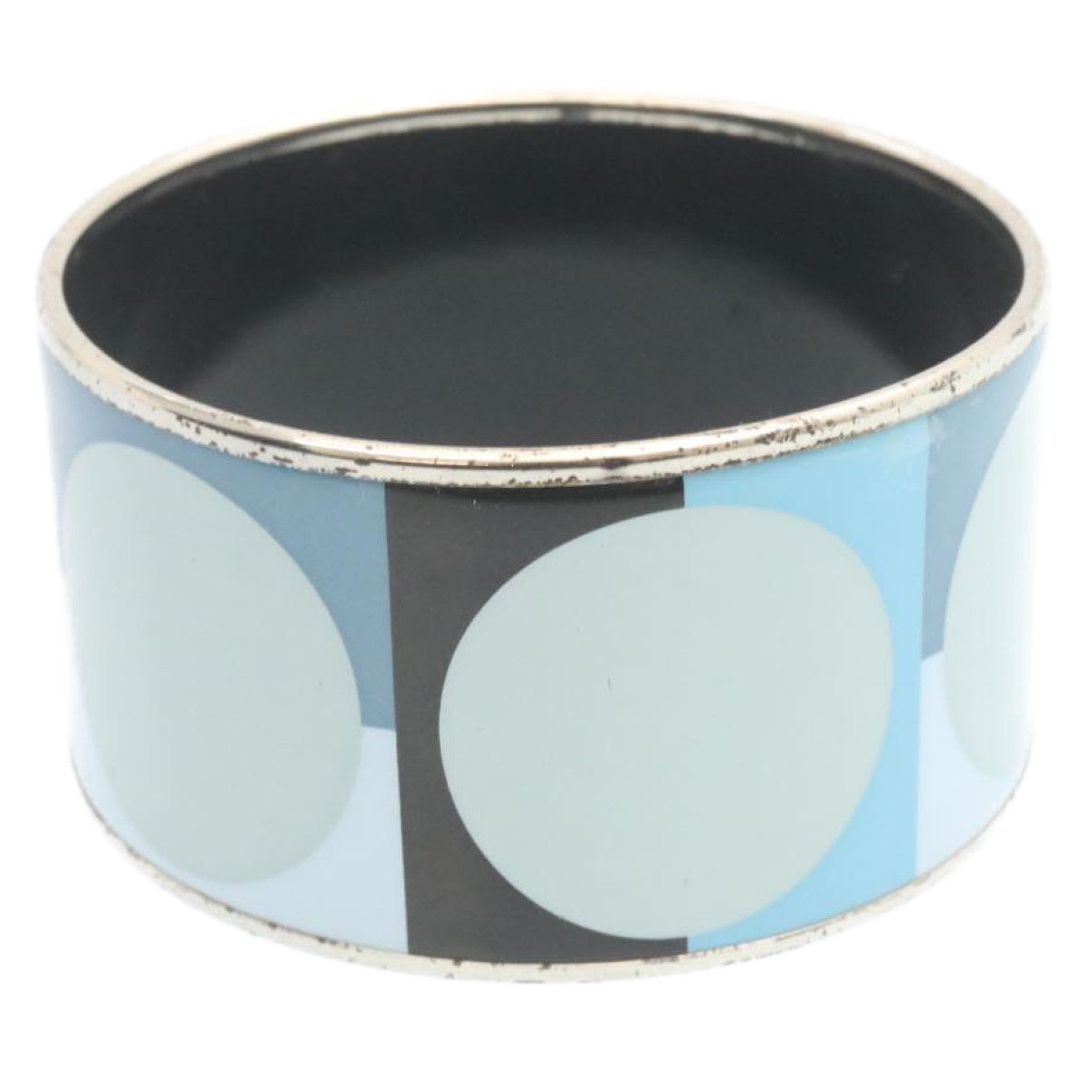 HERMES Bangle Bracelet Blue M65690 Auth am2068g