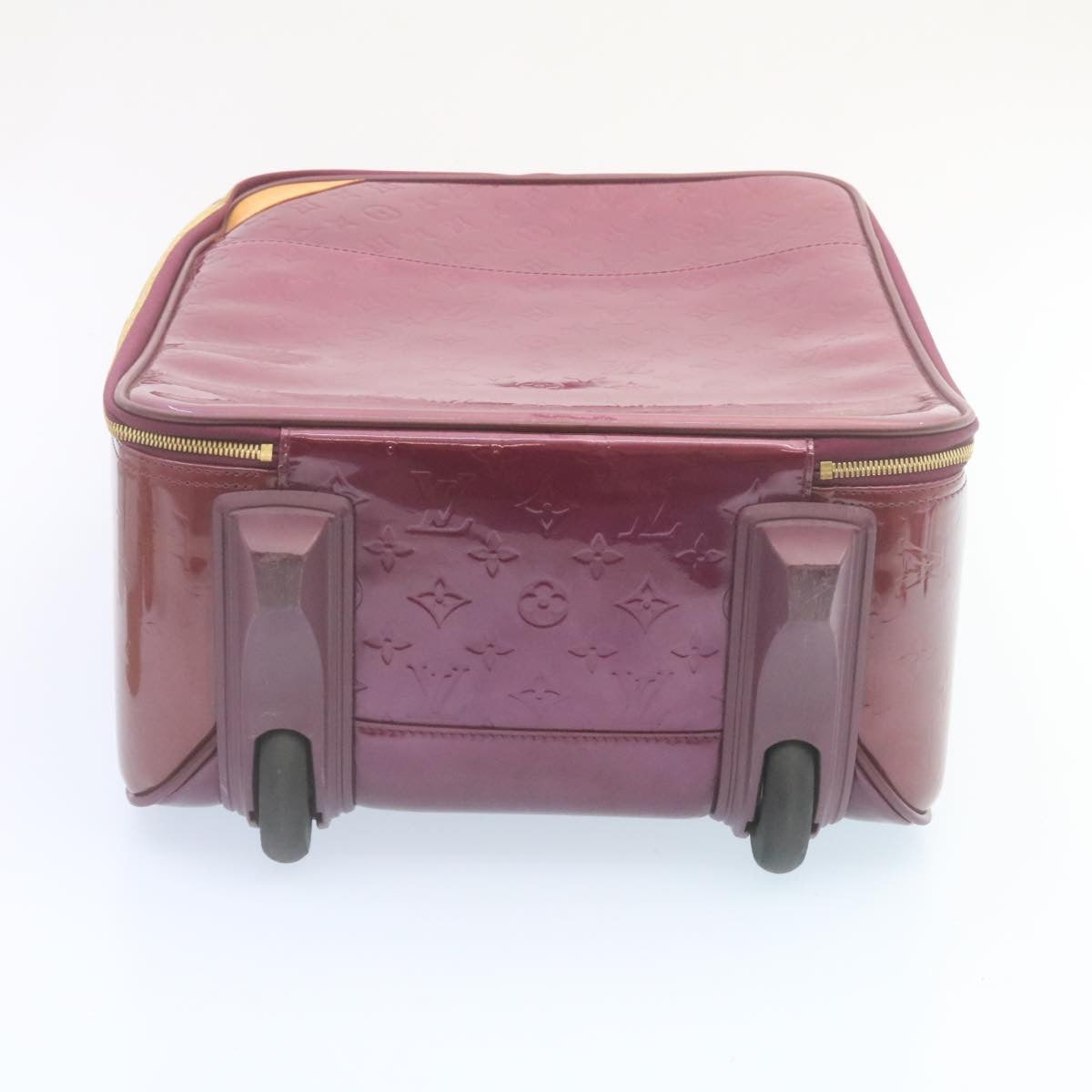 LOUIS VUITTON Vernis Pegas 45 Travel Case Orenge Sunset M93714 LV Auth am2160g