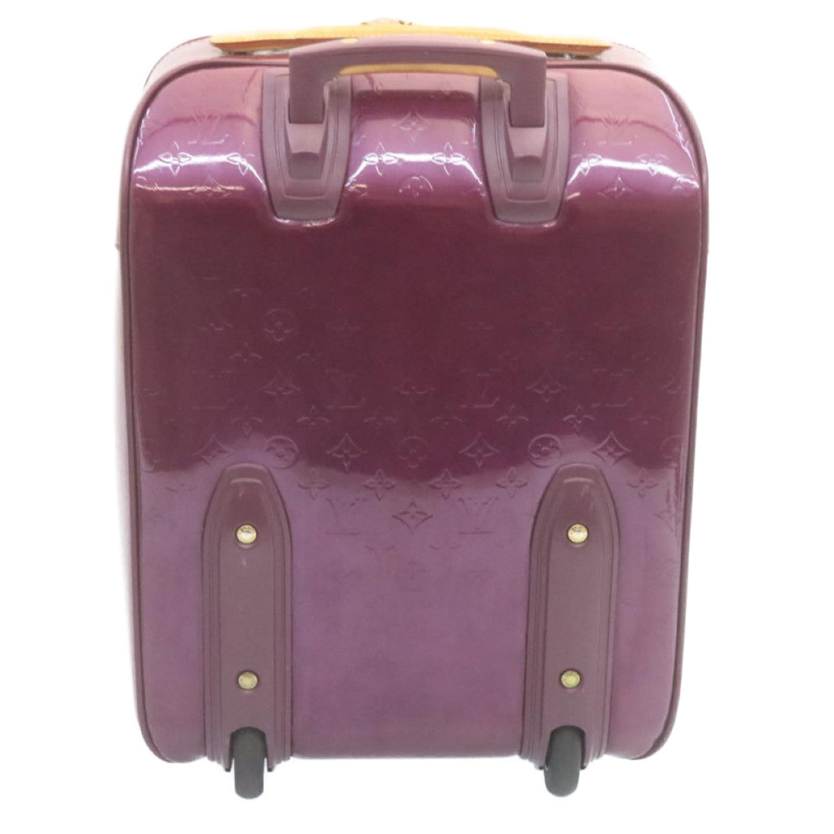 LOUIS VUITTON Vernis Pegas 45 Travel Case Orenge Sunset M93714 LV Auth am2160g