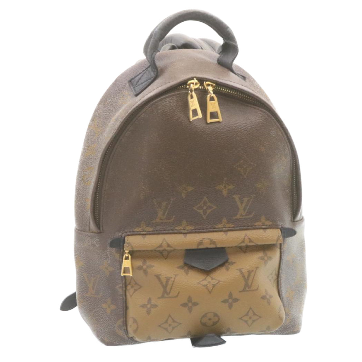 LOUIS VUITTON Monogram Reverse Palm Springs PM Backpack M43116 LV Auth am2170g