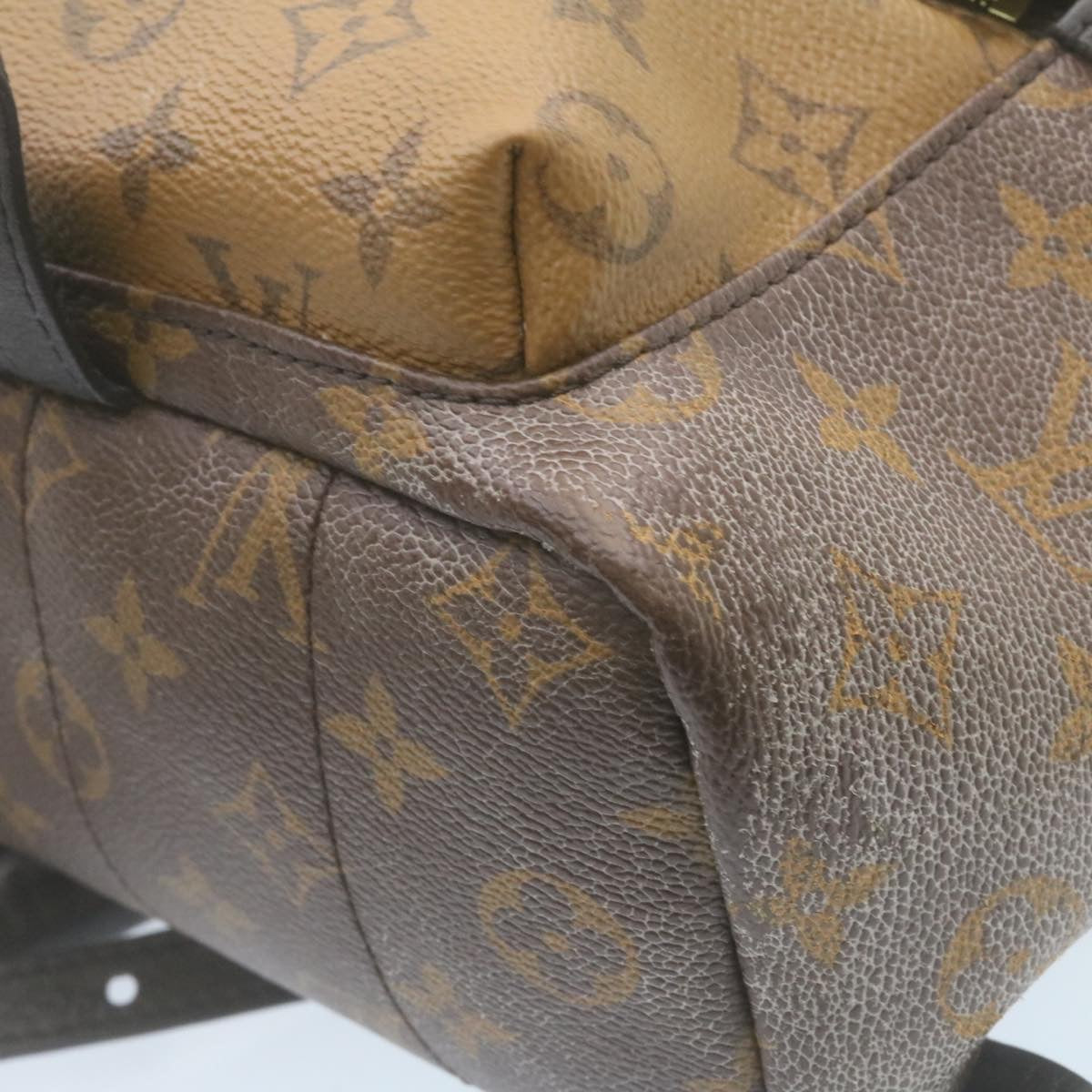 LOUIS VUITTON Monogram Reverse Palm Springs PM Backpack M43116 LV Auth am2170g