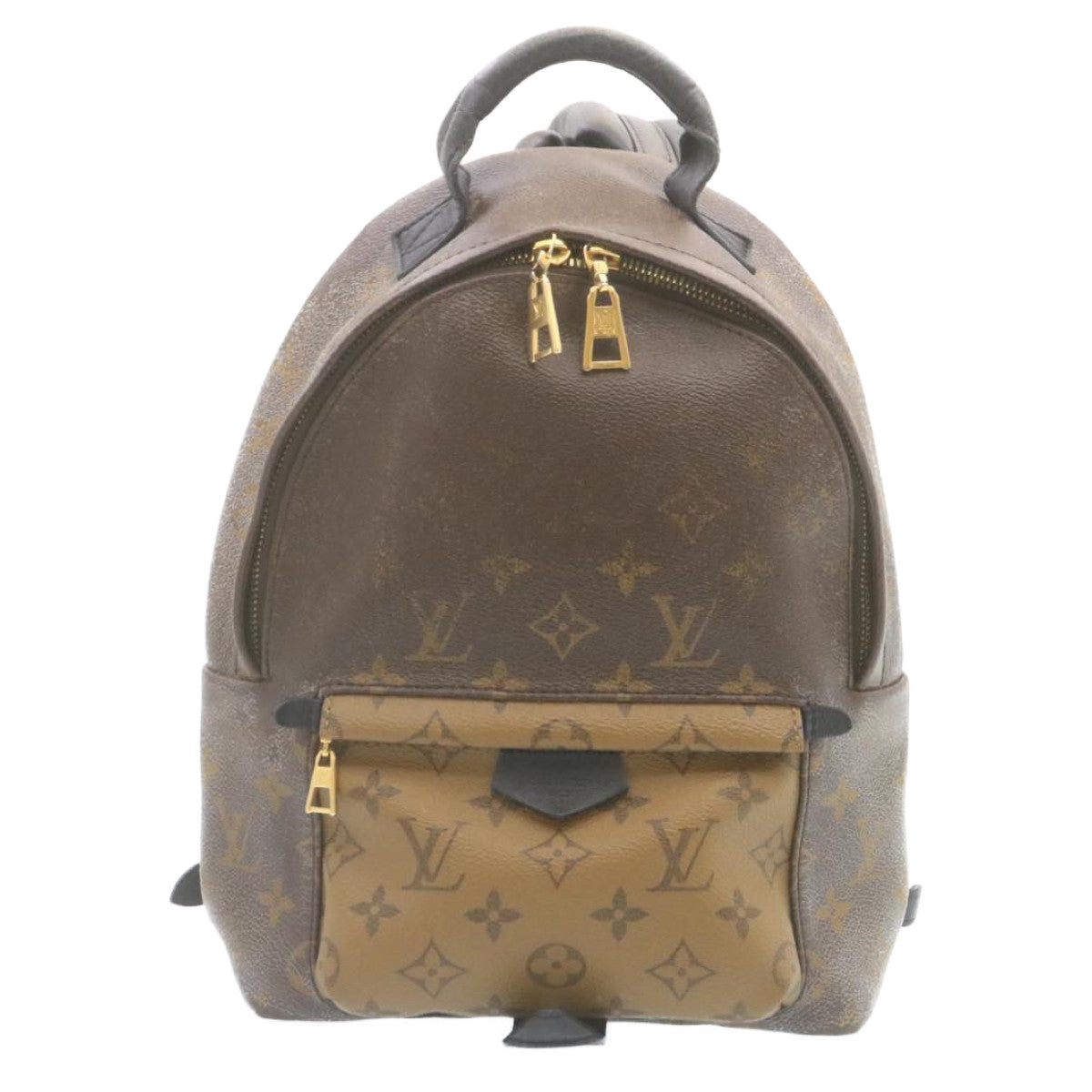 LOUIS VUITTON Monogram Reverse Palm Springs PM Backpack M43116 LV Auth am2170g