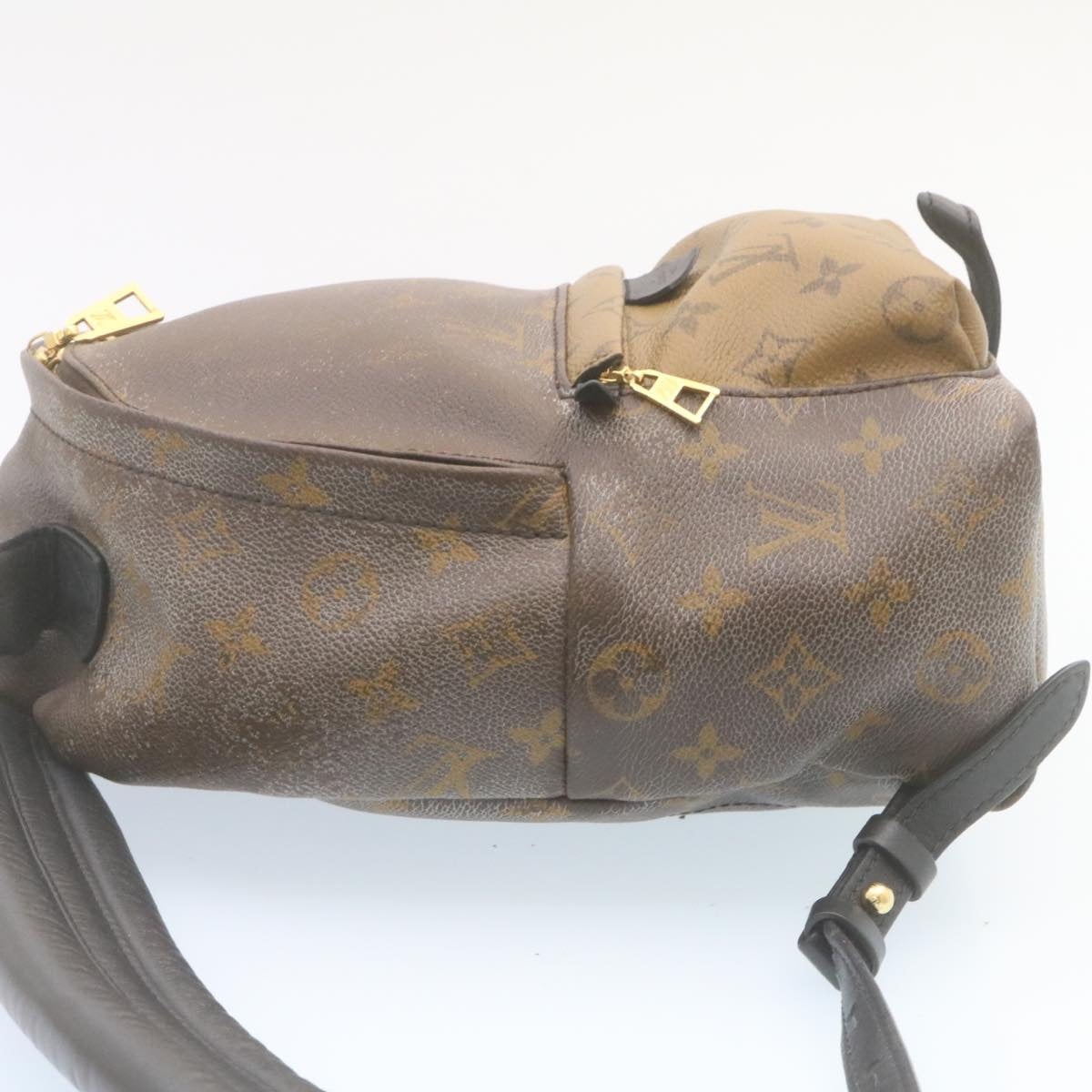 LOUIS VUITTON Monogram Reverse Palm Springs PM Backpack M43116 LV Auth am2170g