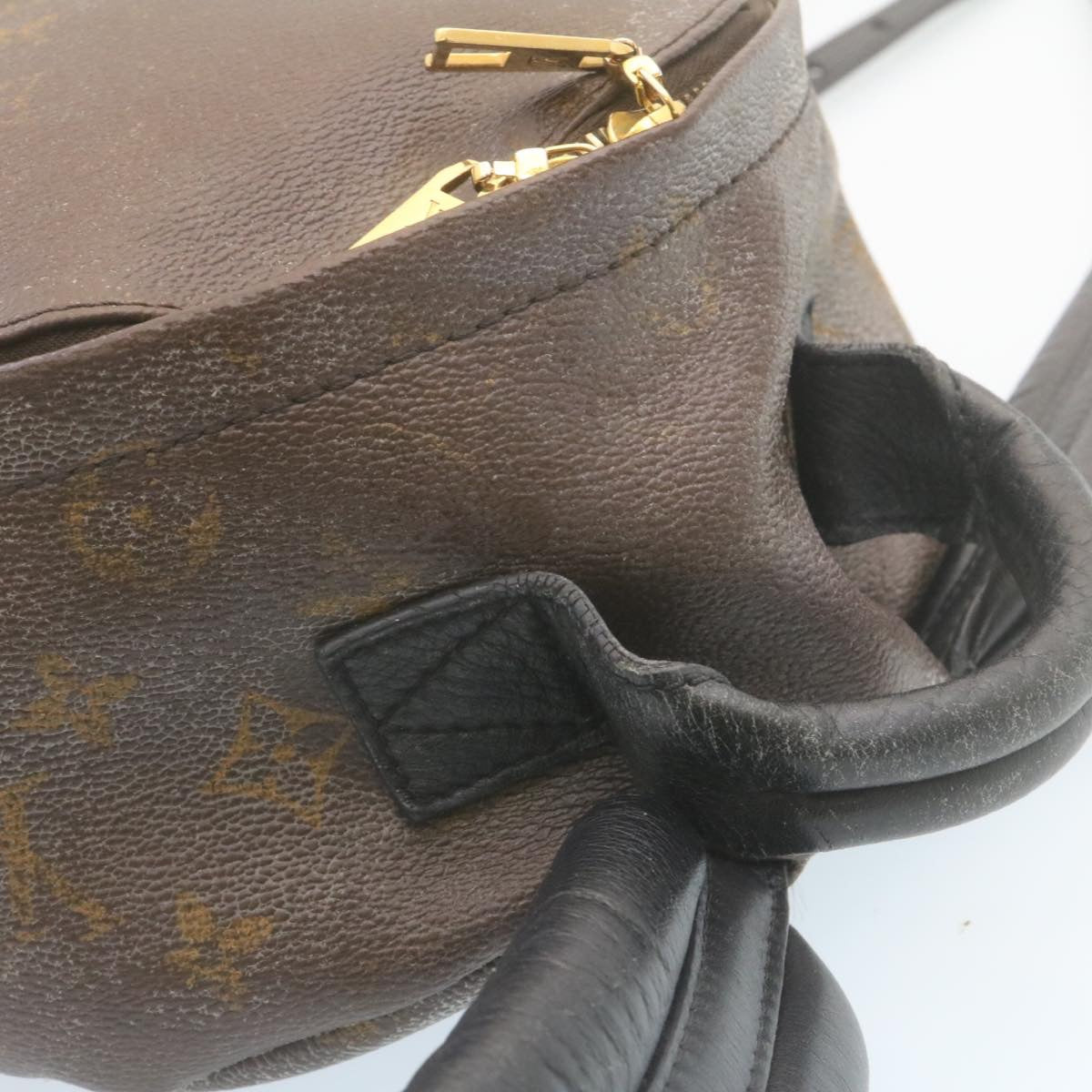 LOUIS VUITTON Monogram Reverse Palm Springs PM Backpack M43116 LV Auth am2170g