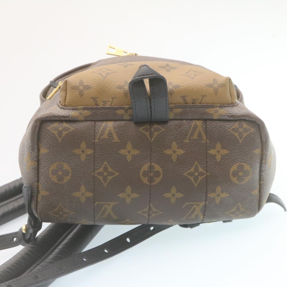 LOUIS VUITTON Monogram Reverse Palm Springs PM Backpack M43116 LV Auth am2170g