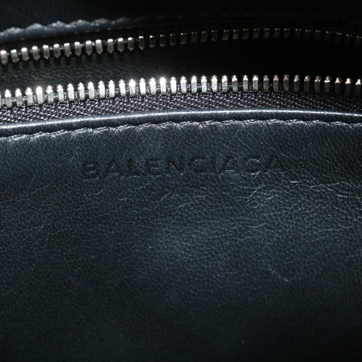 BALENCIAGA 2Way Shoulder Bag Hand Bag Leather Brown Auth am2534gA