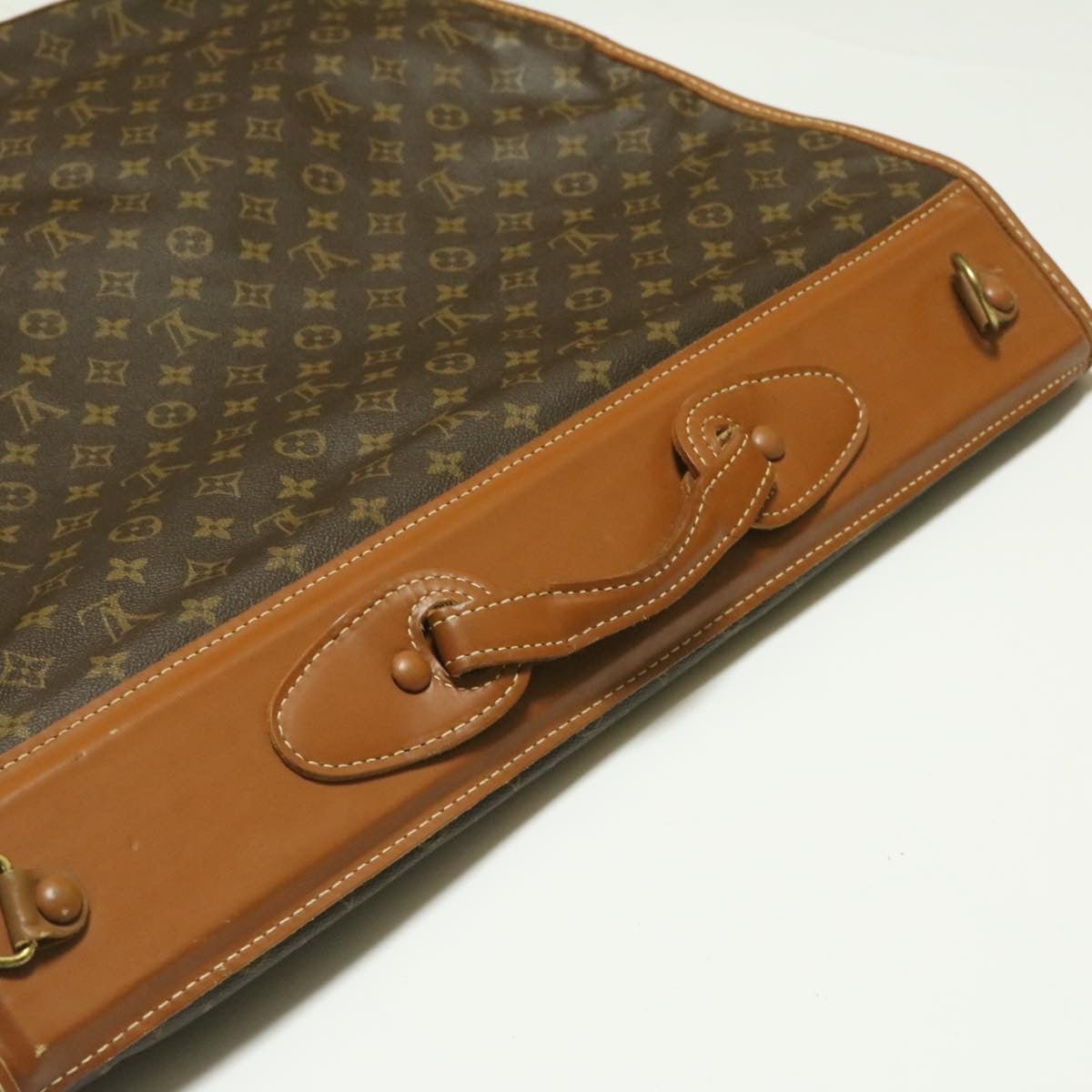 LOUIS VUITTON Monogram Garment Cover Portable Dome Vintage T23403 LV Auth am445g