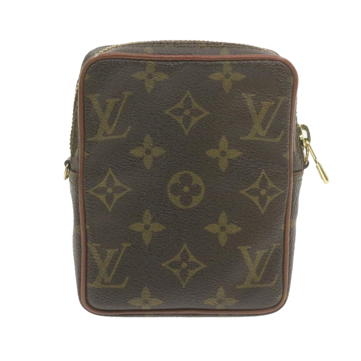 LOUIS VUITTON Monogram Mini Poche Shoulder Bag No.202 LV Auth am661g