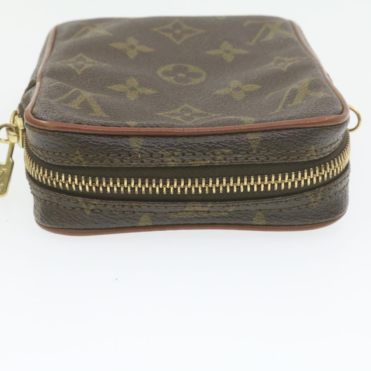 LOUIS VUITTON Monogram Mini Poche Shoulder Bag No.202 LV Auth am661g