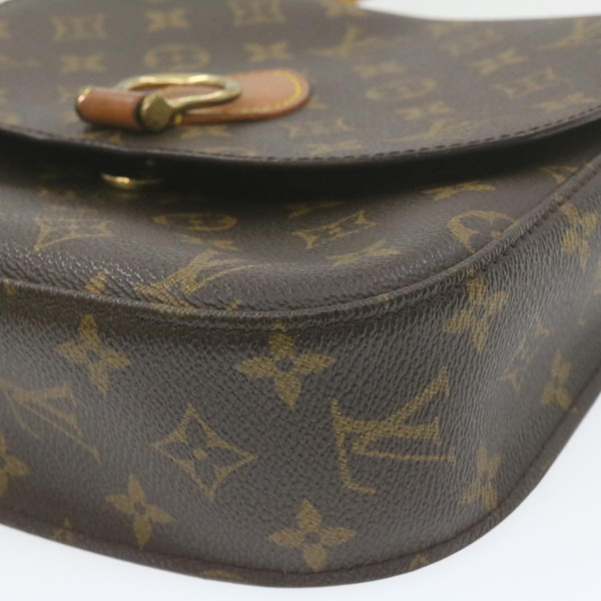 LOUIS VUITTON Monogram Saint Cloud GM Shoulder Bag M51242 LV Auth am678g