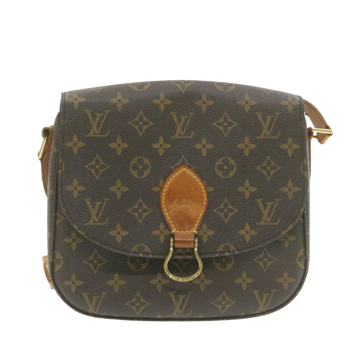 LOUIS VUITTON Monogram Saint Cloud GM Shoulder Bag M51242 LV Auth am678g