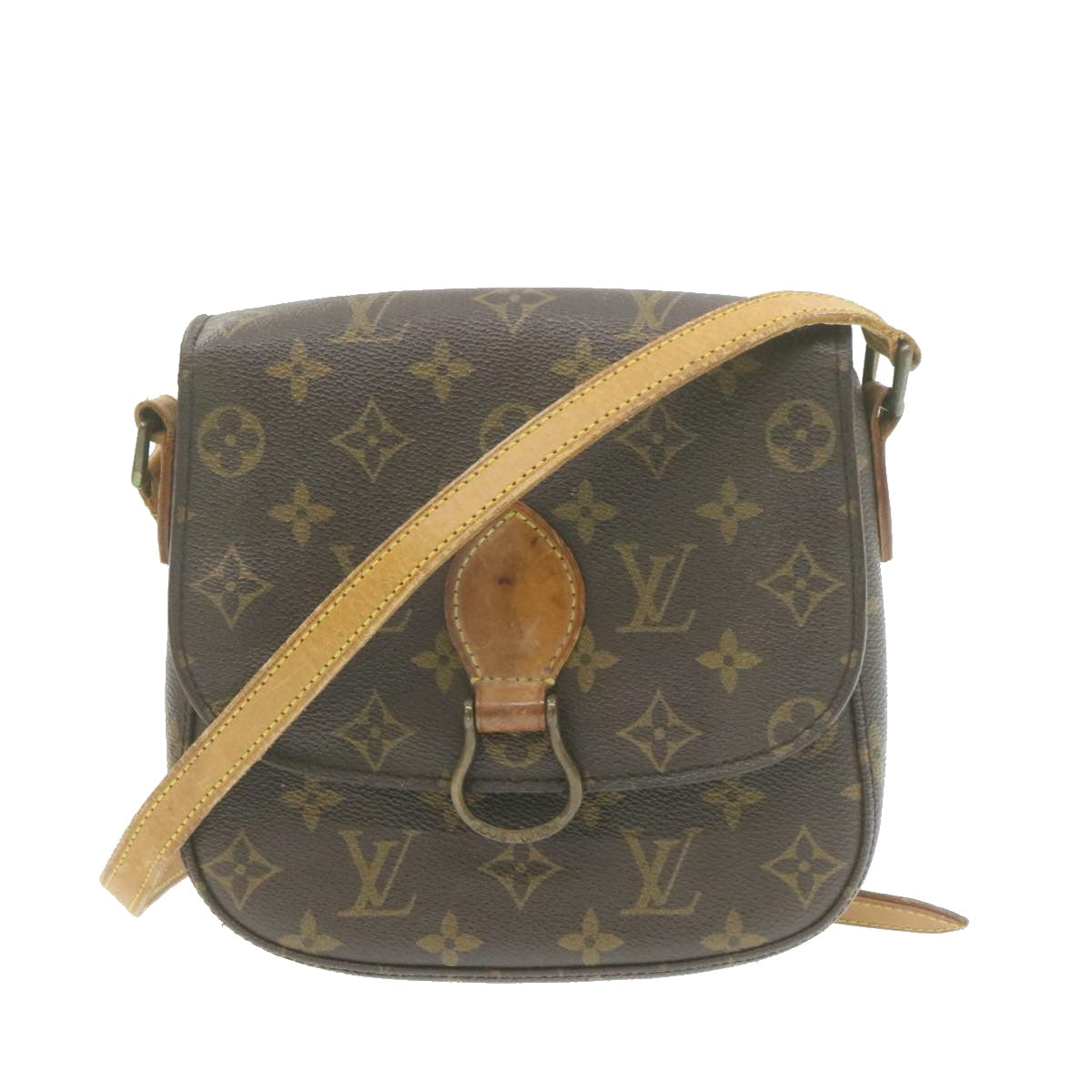 LOUIS VUITTON Monogram Saint Cloud MM Shoulder Bag M51243 LV Auth am683g