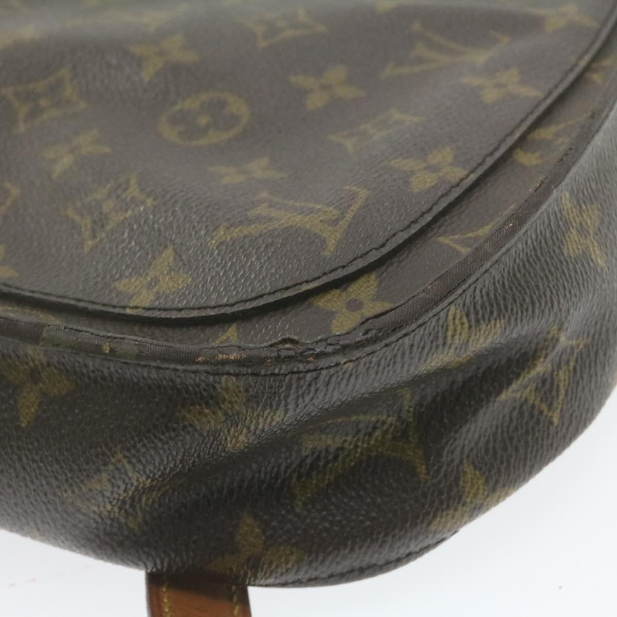 LOUIS VUITTON Monogram Saint Cloud GM Shoulder Bag M51242 LV Auth am749g