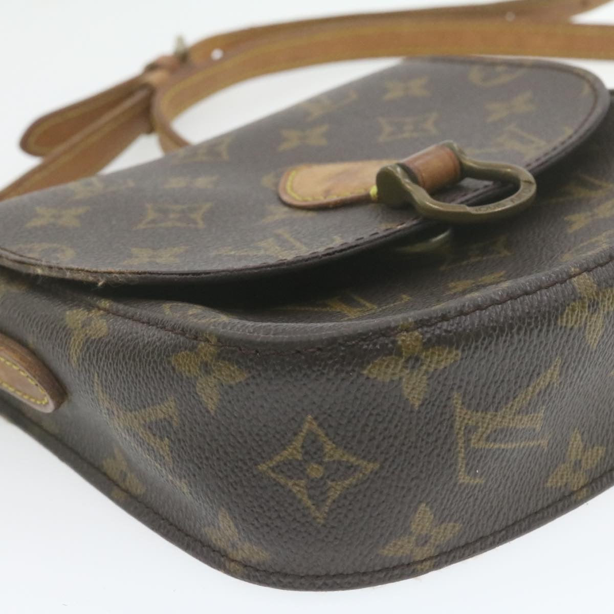 LOUIS VUITTON Monogram Saint Cloud PM Shoulder Bag M51244 LV Auth am753g