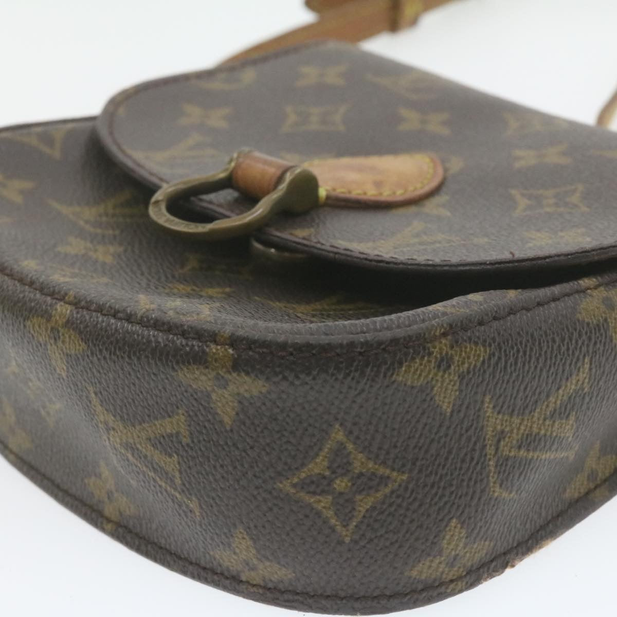 LOUIS VUITTON Monogram Saint Cloud PM Shoulder Bag M51244 LV Auth am753g