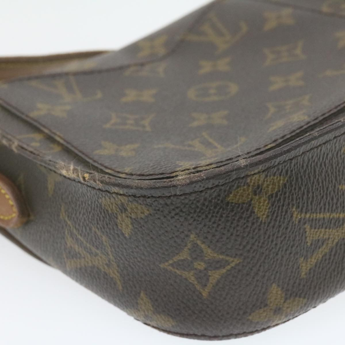 LOUIS VUITTON Monogram Saint Cloud PM Shoulder Bag M51244 LV Auth am753g