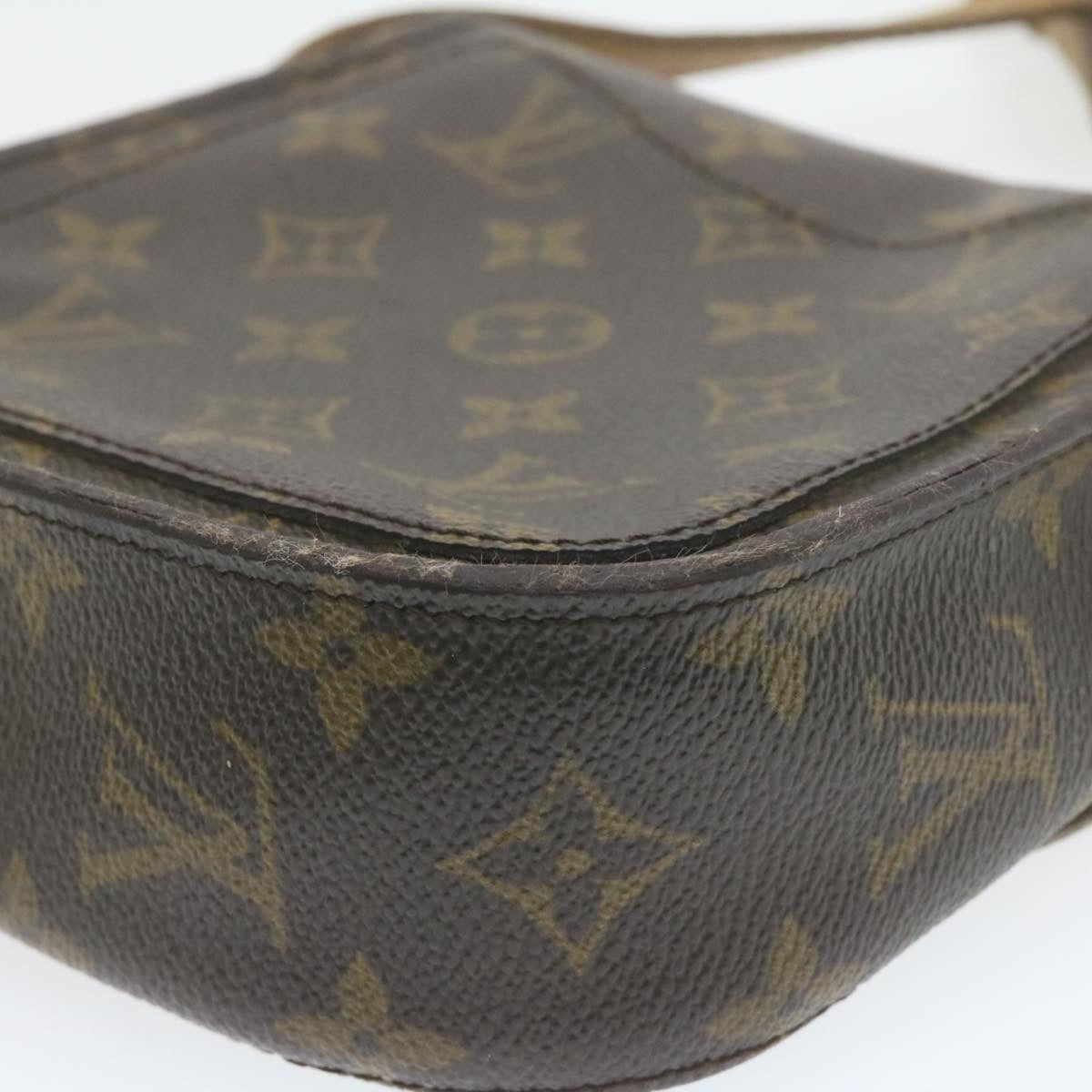 LOUIS VUITTON Monogram Saint Cloud PM Shoulder Bag M51244 LV Auth am753g