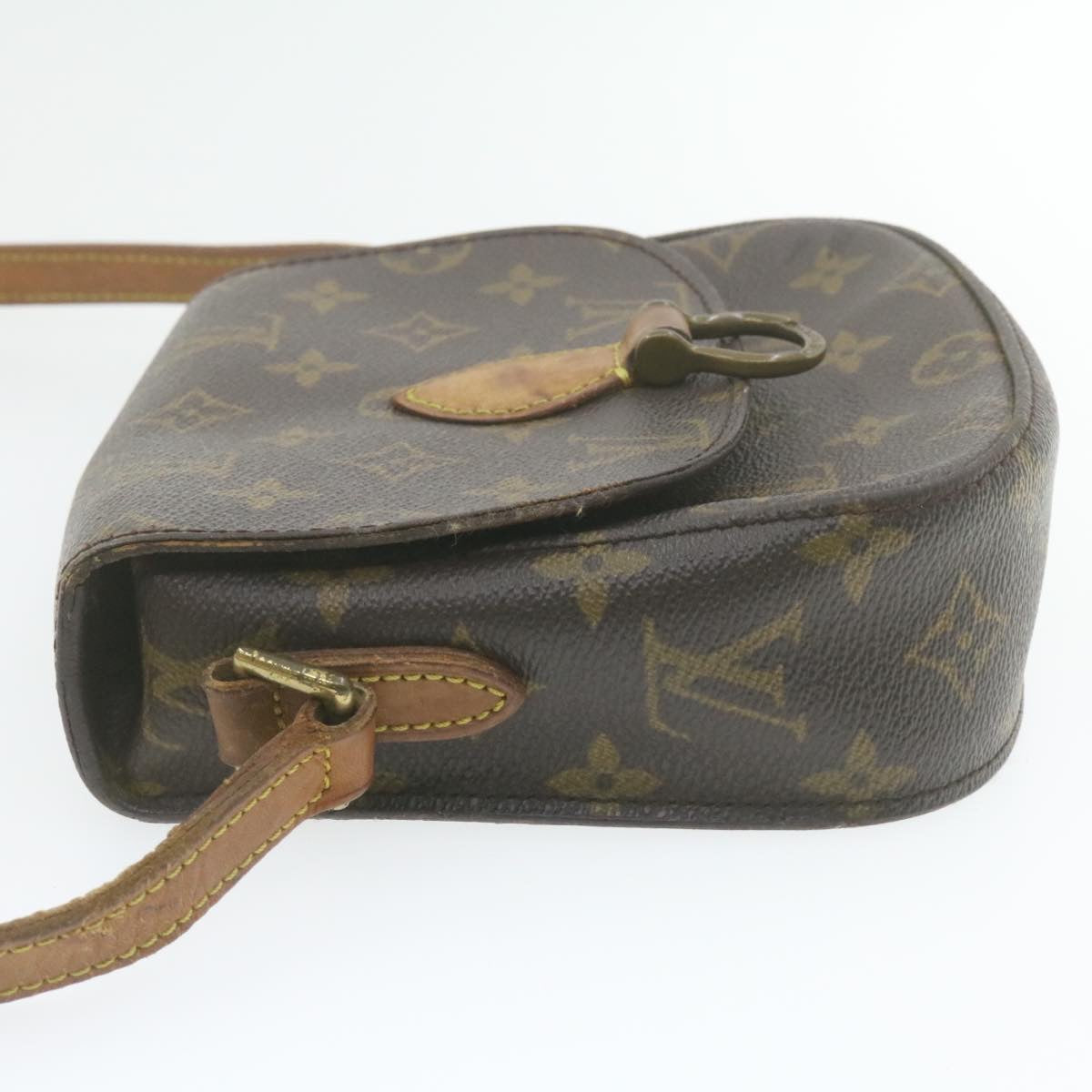 LOUIS VUITTON Monogram Saint Cloud PM Shoulder Bag M51244 LV Auth am753g