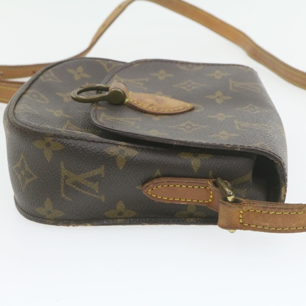 LOUIS VUITTON Monogram Saint Cloud PM Shoulder Bag M51244 LV Auth am753g