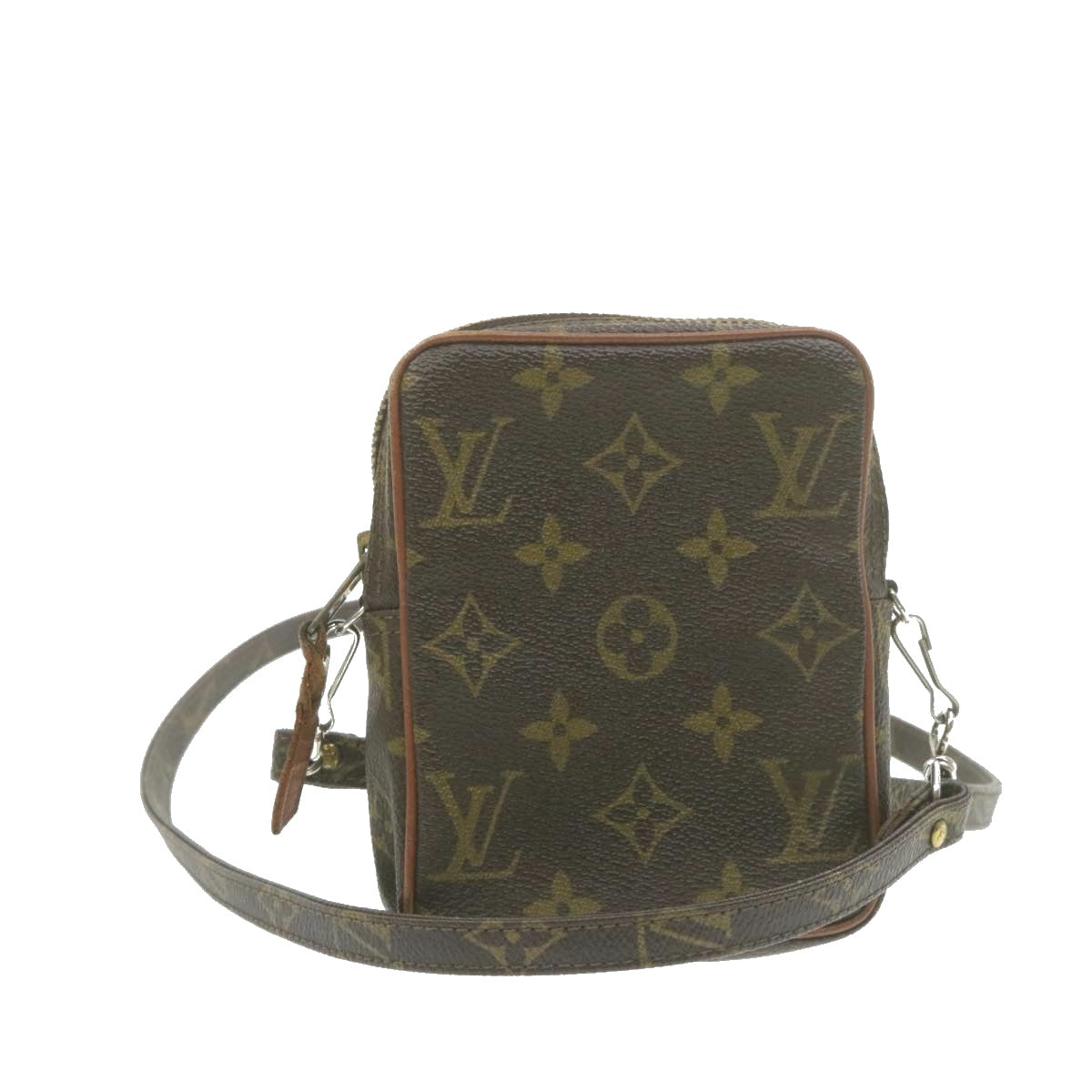 LOUIS VUITTON Monogram Mini Posh Shoulder Bag No.202 LV Auth am788g