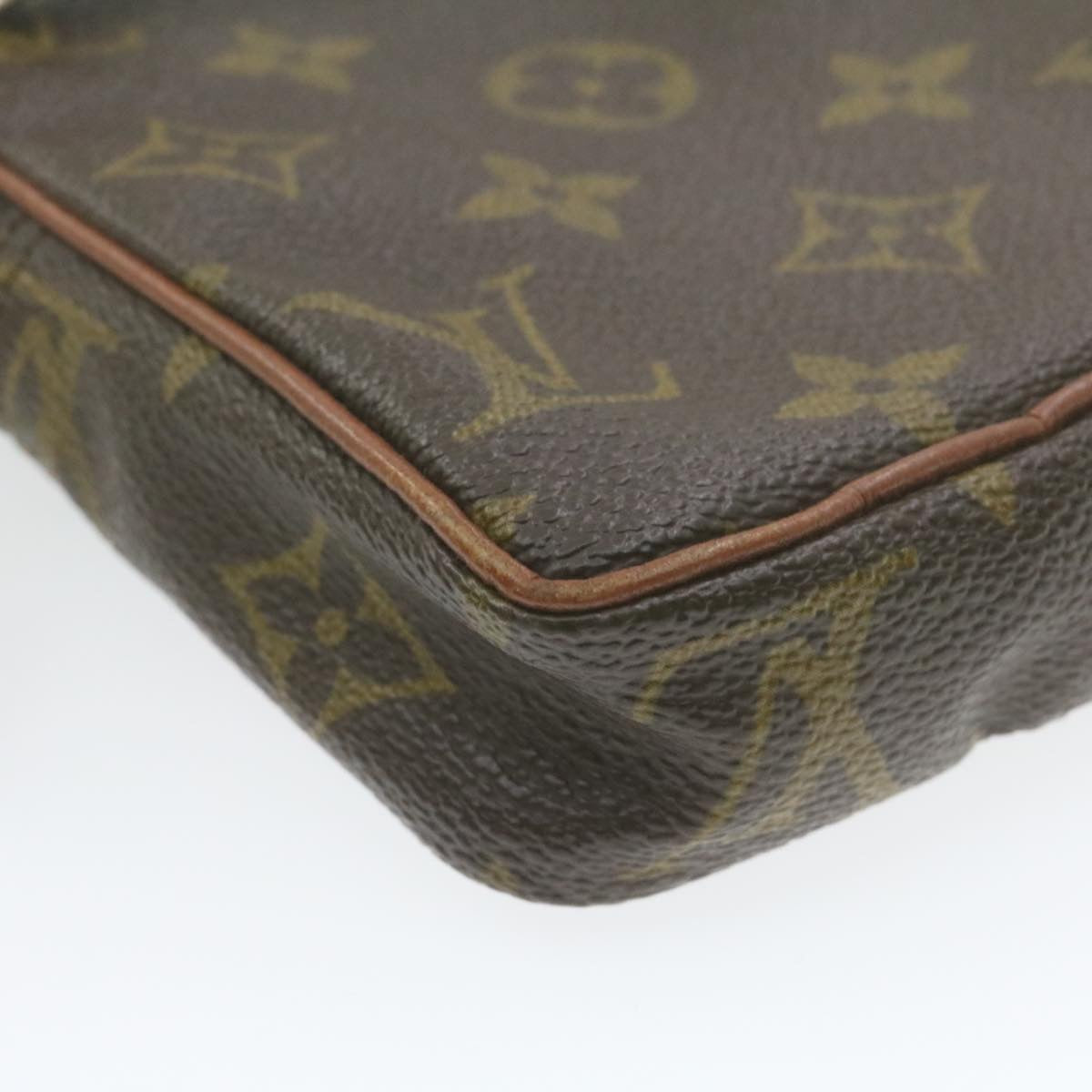 LOUIS VUITTON Monogram Mini Posh Shoulder Bag No.202 LV Auth am788g