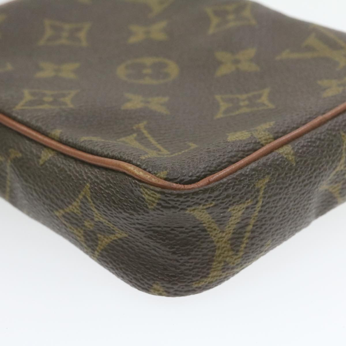 LOUIS VUITTON Monogram Mini Posh Shoulder Bag No.202 LV Auth am788g