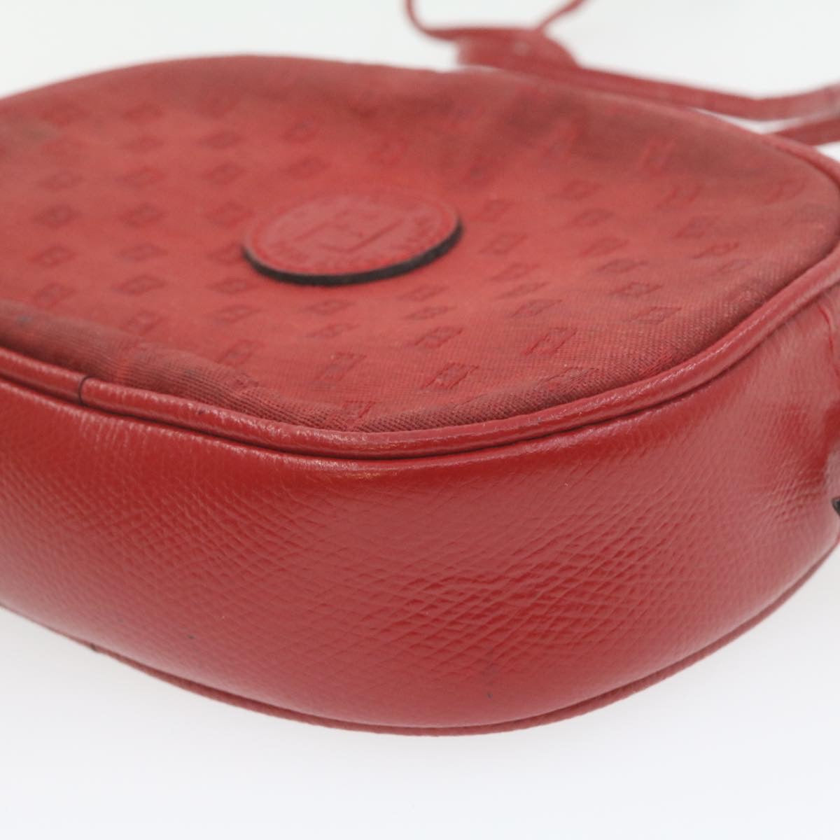 FENDI Shoulder Bag Red Auth am864g