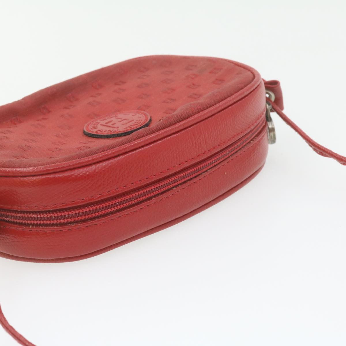 FENDI Shoulder Bag Red Auth am864g