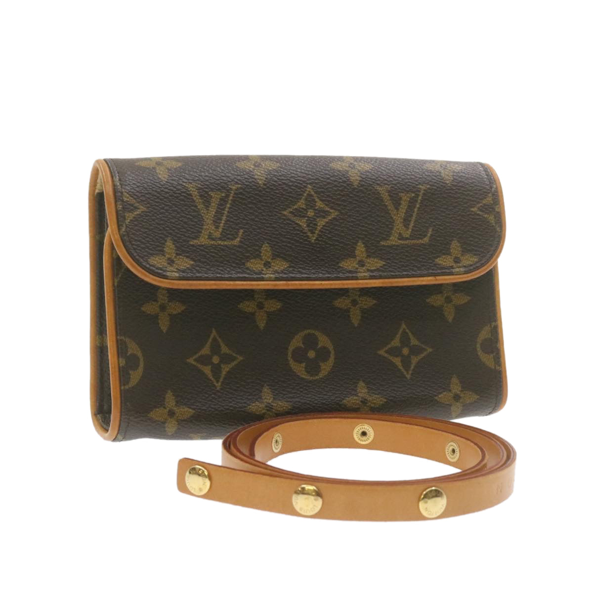 LOUIS VUITTON Monogram Pochette Florentine Waist Bag M51855 LV Auth am975g