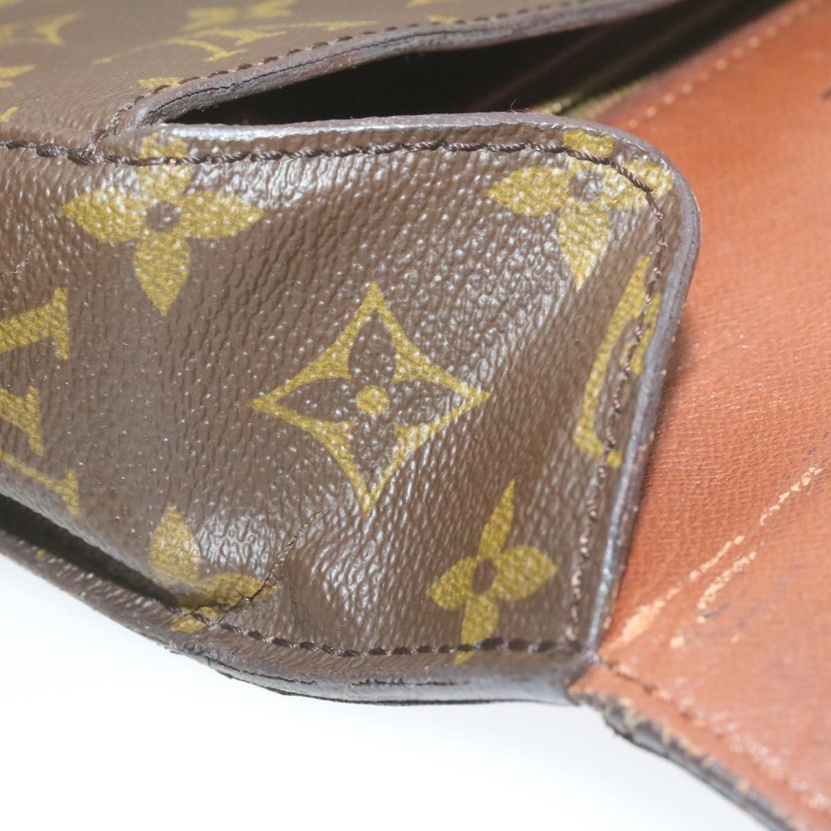 LOUIS VUITTON Monogram Saint Cloud GM Shoulder Bag M51242 LV Auth am978g
